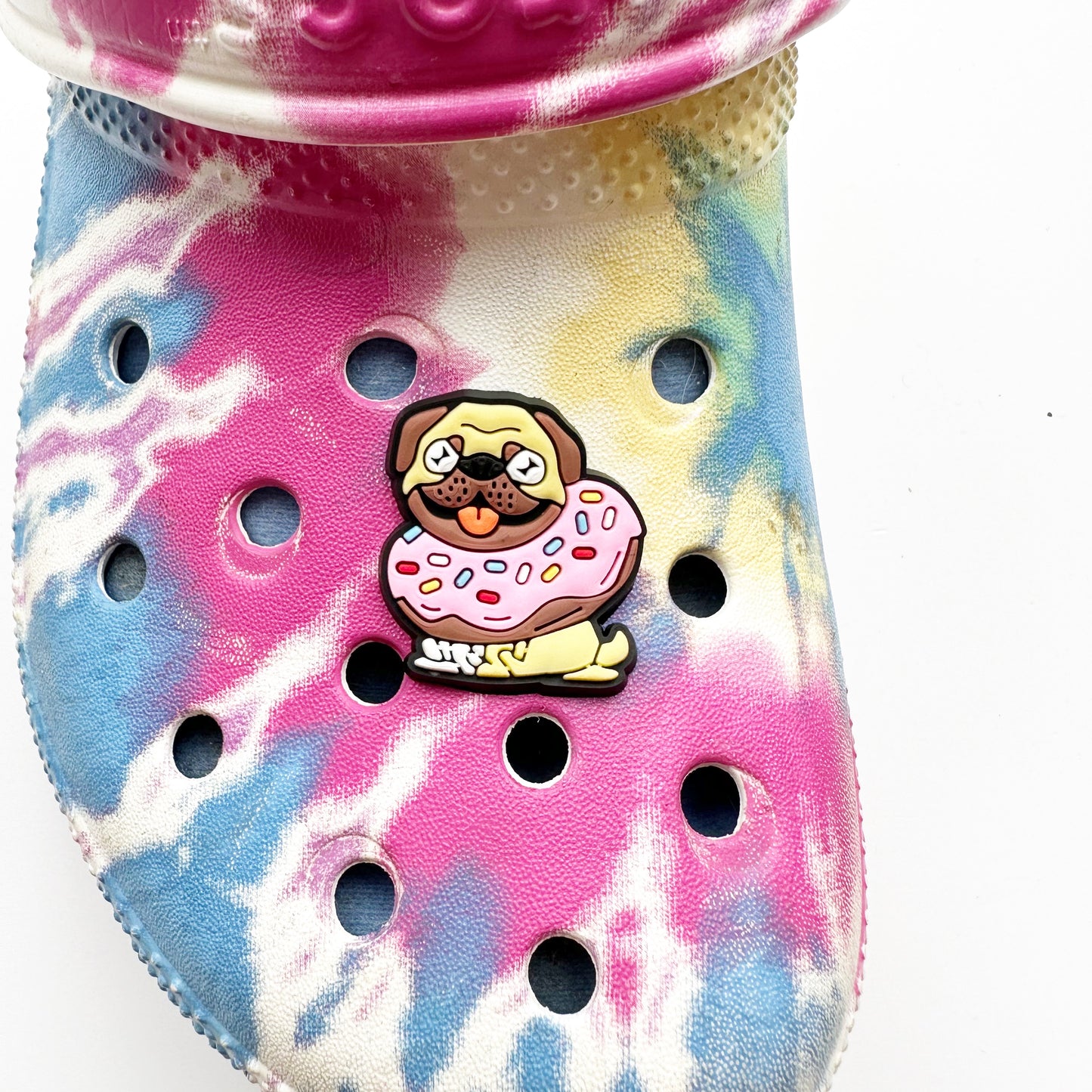 Donut Pug Charm