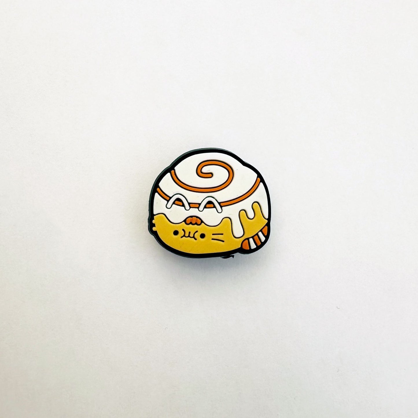 Cinnamon Roll Cat Charm