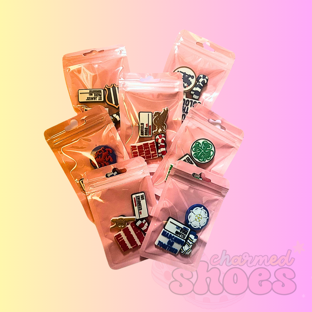 Football Bundle Shoe Charms - Football Teams