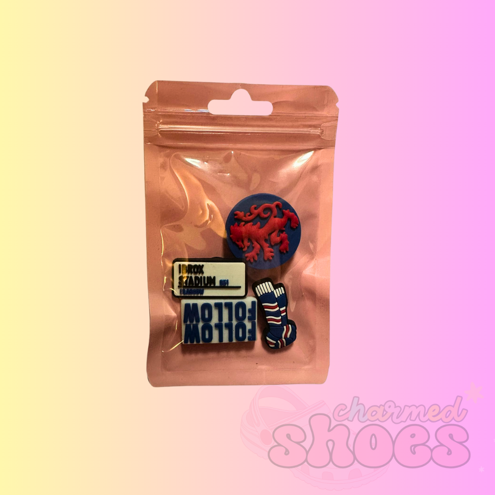 Football Bundle Shoe Charms - Football Teams