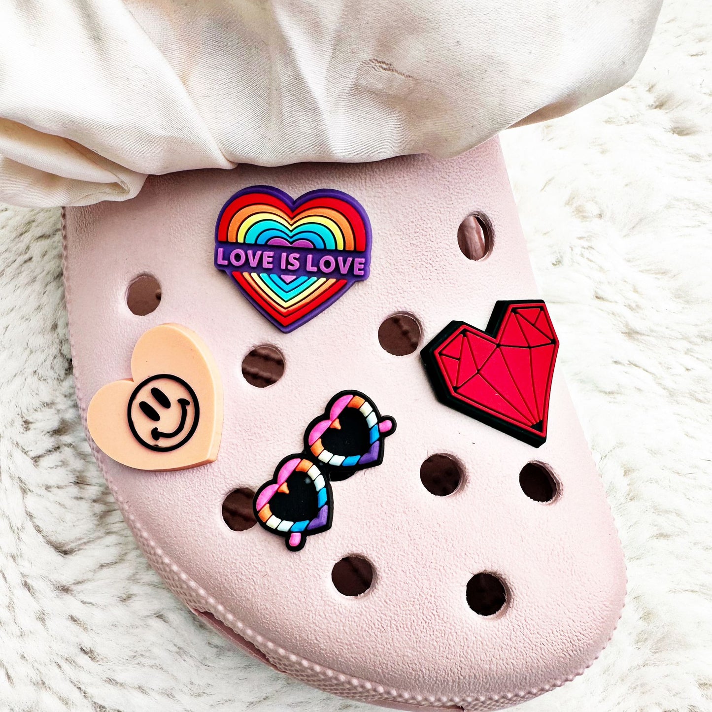 Heart - Pride Shoe Charms