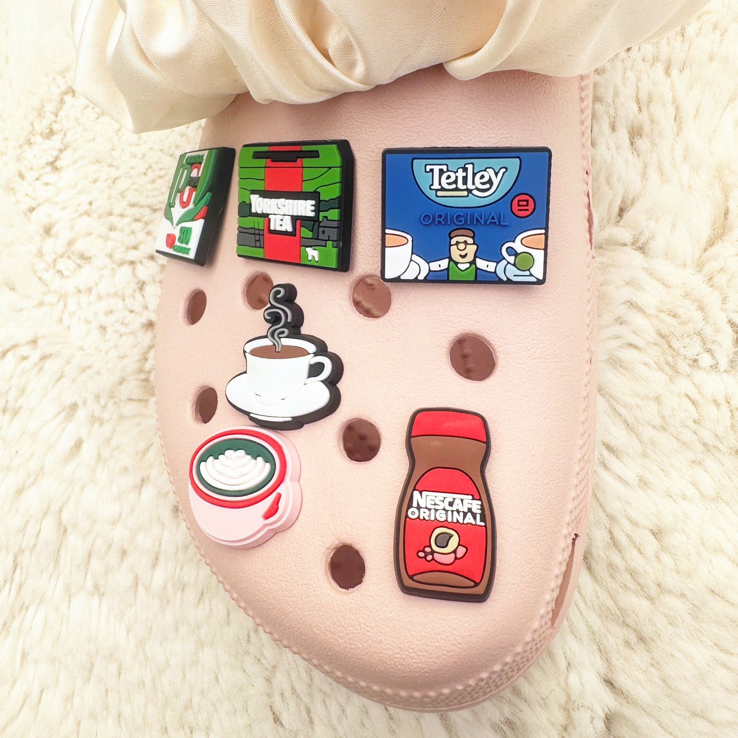 Nescafe Coffee Jar Shoe Charm