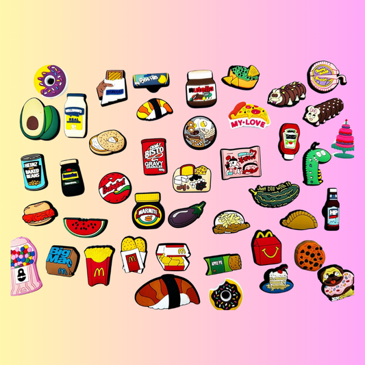 Food Shoe Charms