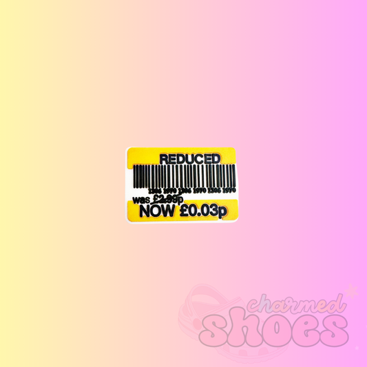 Reduced Sticker Shoe Charm