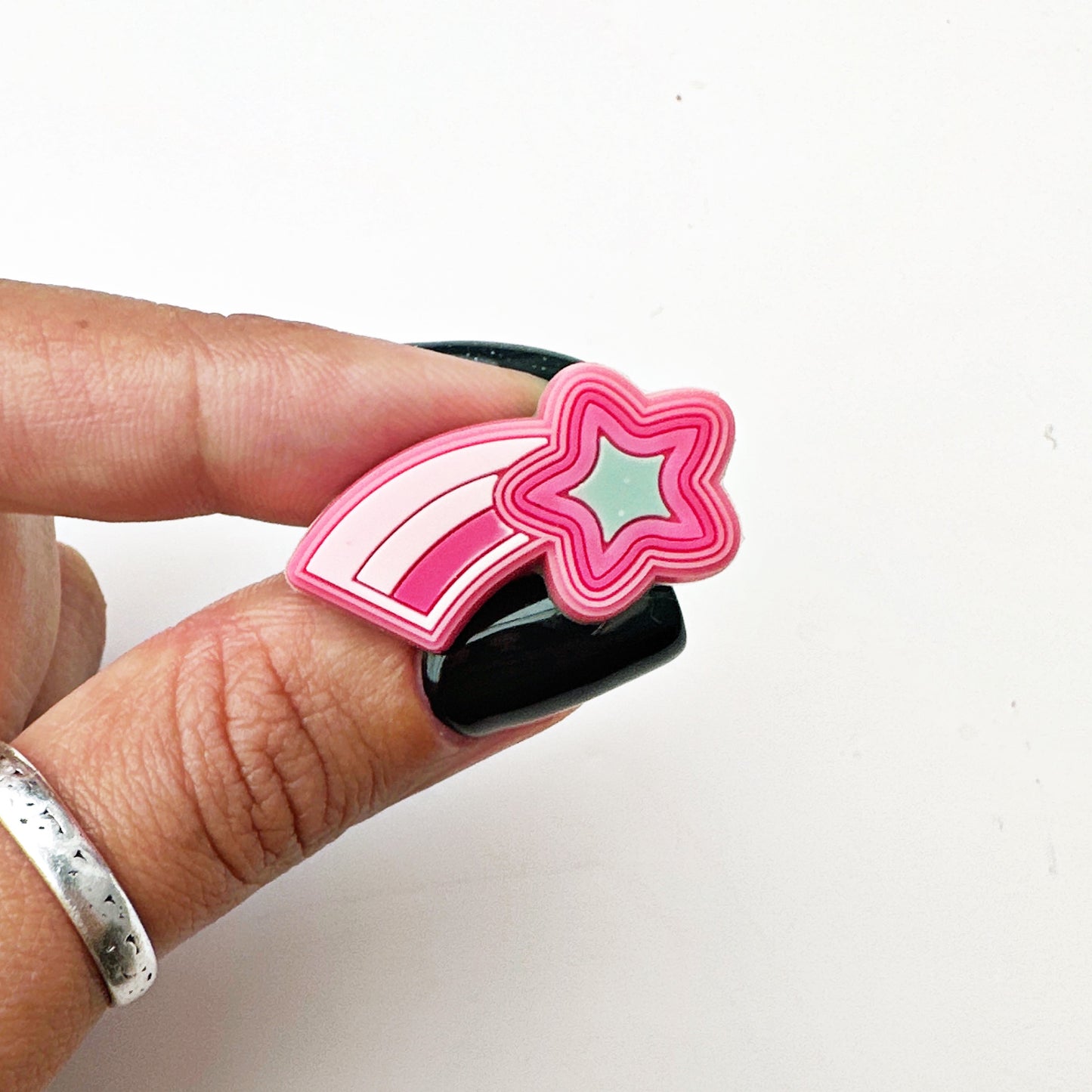 Pink Shooting Star Charm