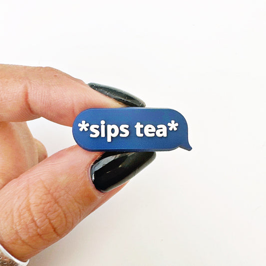 Sips Tea Charm