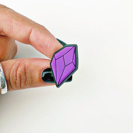 Purple Gem Charm