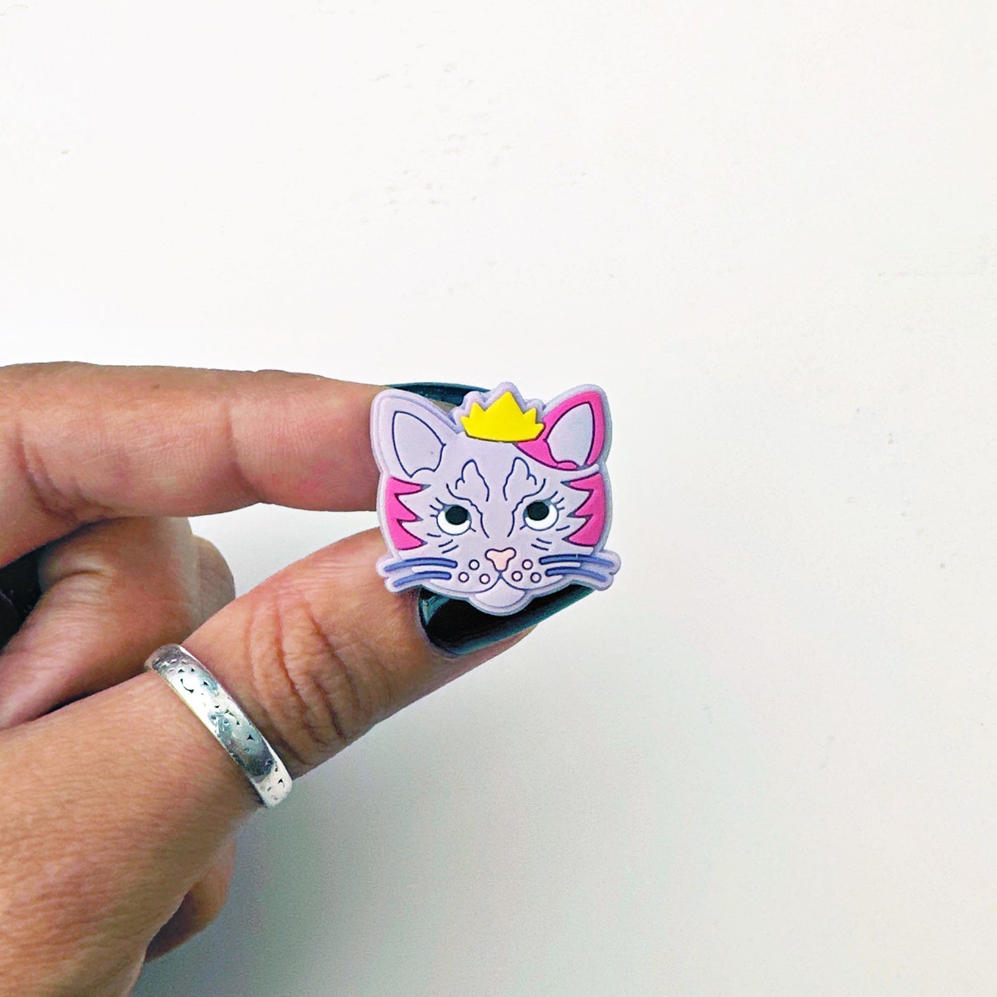 Purple Cat Charm