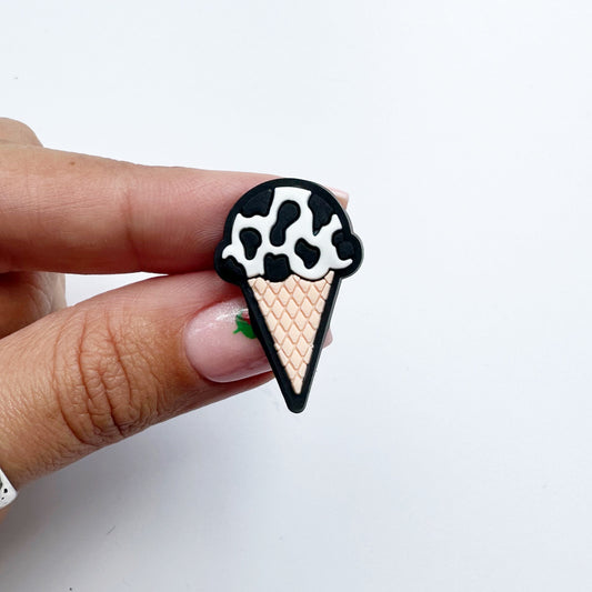 Cow Print Ice Cream Charm