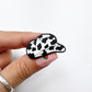 Cow Print Cowboy Hat Charm