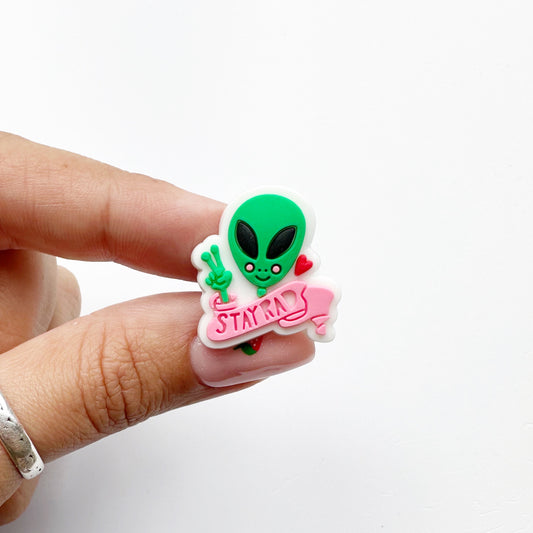 Alien Stay Rad Charm