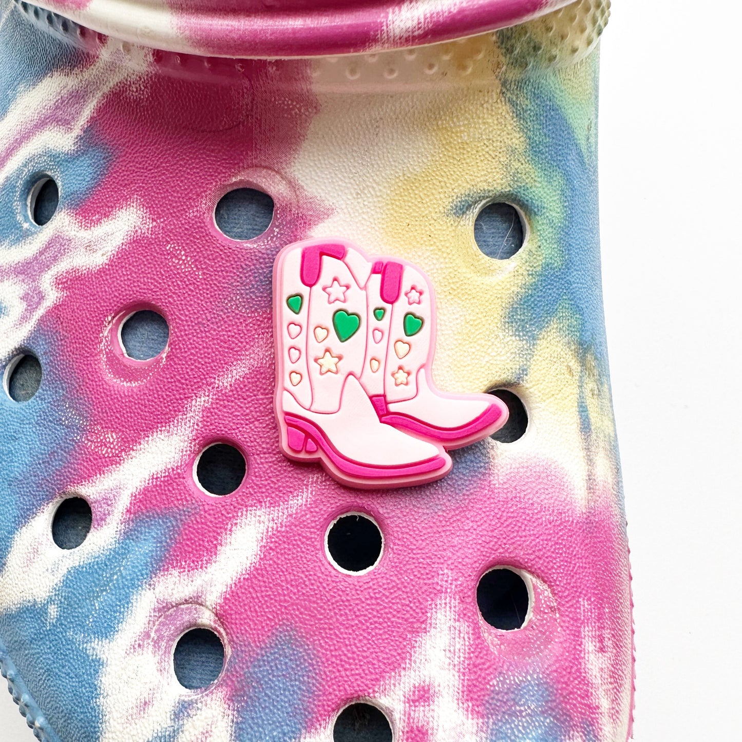 Pink Cowboy Boots Charm