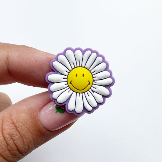 Purple Daisy Charm