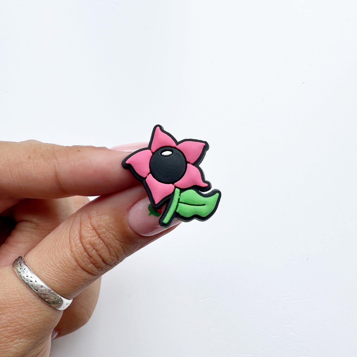 Pink Flower Charm