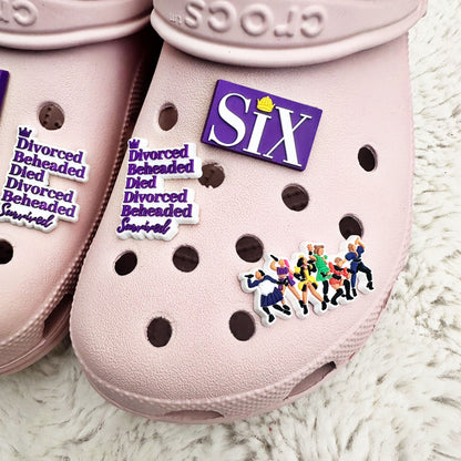 SIX The Musical Shoe Charms