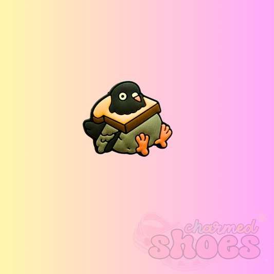 Bread Pidgeon Shoe Charm
