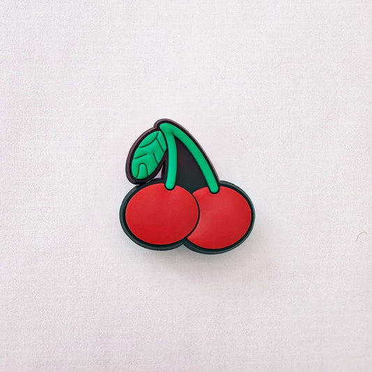 Cherry Black Background Charm