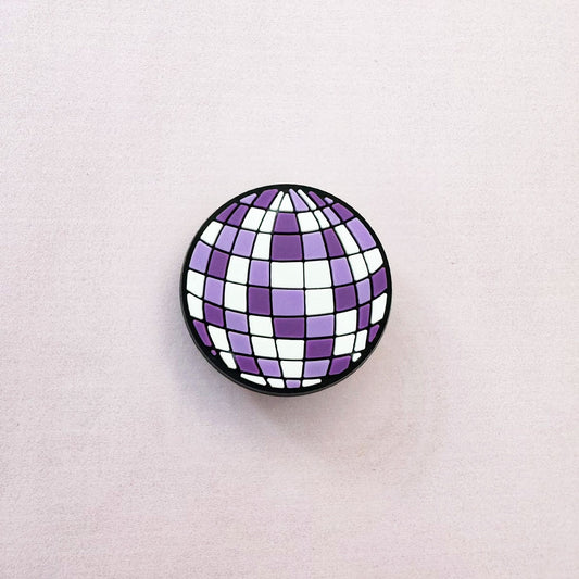 Purple Disco Ball Charm