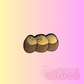 Chocolate Wafer Hippo Shoe Charm
