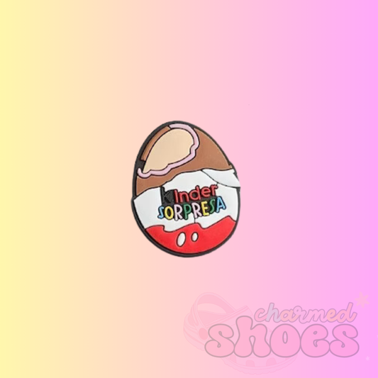 Surprise Chocolate Egg Shoe Charm