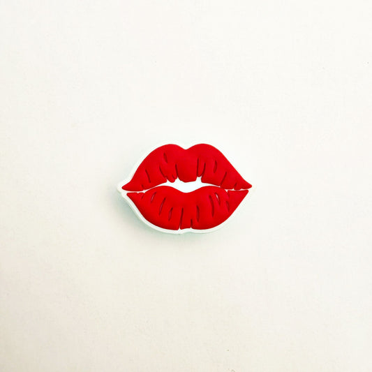 Red Lips Kiss Charm