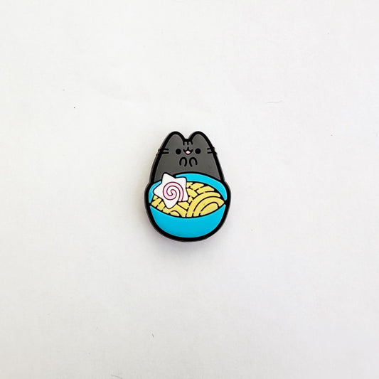 Cat Eating Noodles Charm