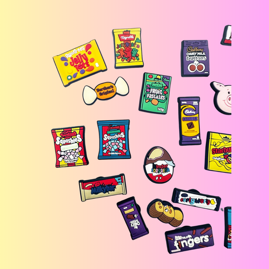 British Sweets Shoe Charms