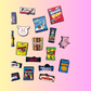 British Sweets Shoe Charms